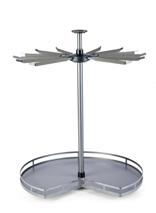 “2” Layer Rotating Basket