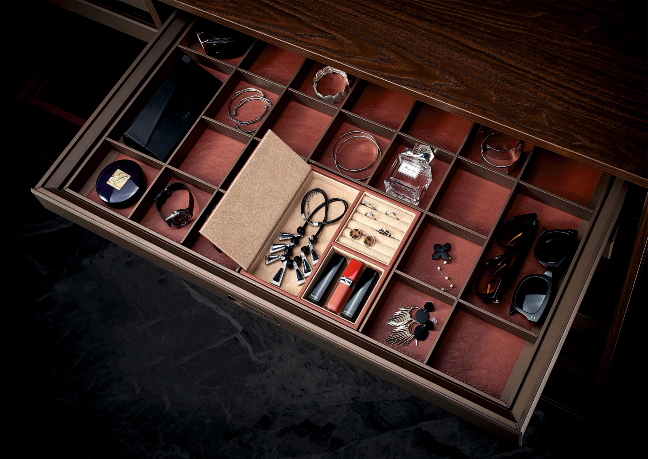 Leather Jewellery Tray