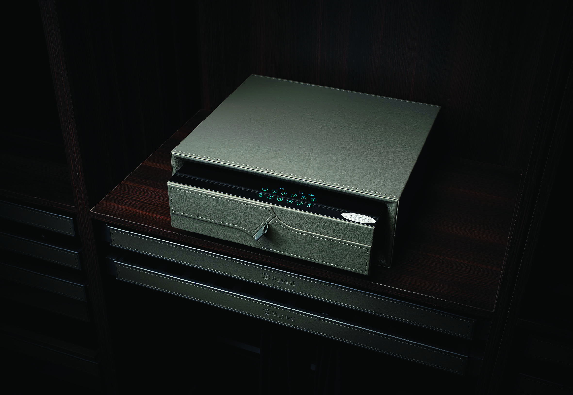 Leather Safe Box